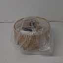 Boho Plug in Pendant Light Rattan Hanging Lights with Plug in Cord,Indoor Hanging Lamp with Dimmer Switch,Wicker Bamboo Woven LampShade Hanging Lamp Plug in for Bedroom Living Room Kitchen Island (12, two layers-shape)