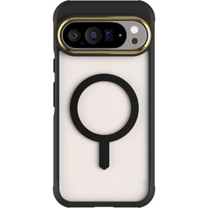 Ghostek Covert MagSafe Pixel 10 Pro XL Case Clear Magnetic - Compatible with Mag Safe, Shockproof Protective Phone Cover Designed for 2025 Google Pixel10 Pro XL (6.8") (Black) (Black [Limited Edition])