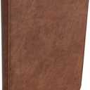 504 Pockets Classical Brown leather Card Binder, Premium 9-Pocket Trading Card Collectors Album, Side Load Card Holder for Various Trading Cards (Brown)