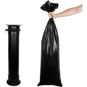 watchget 25-Pack Large Garbage Bags for Espresso Knock Box - Heavy Duty Liners for Commercial Floor Standing Coffee Dump Bins Essential Cafe Accessories