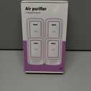 Cat Litter Deodorizer Plug in (4 Pack) - Ozone-Free Negative Ion Air Purifier for Litter Box, Compact Odor Eliminator for Strong Pet Odors, Quiet Air Freshener for Home, Bedroom, Kitchen