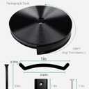 1” RV Trim Molding Insert, 100 Ft Heavy Duty RV Weather Stripping Exterior, Vinyl Rubber Seal Strip Includes End Caps, Screw Cover Trim for Camper Travel Trailer, Black