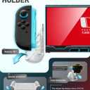 i-Blason for Nintendo Switch 2 Case 2025, Durable Slim Matte Clear Anti-Fingerprint Protective Hard Case with Dockable Comfortable TPU Grip Compatible with Joycon Controller & Docking Station - Frost