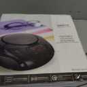 PROSCAN Elite Portable CD Boombox with AM/FM Radio (Black)