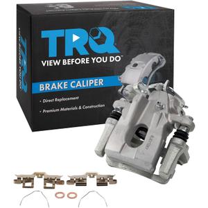 TRQ Rear Left Brake Caliper w/Bracket Drivers Side Compatible with 2008-2015 Scion xB