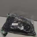 Obstal 6ft Stretch Black Spandex Table Cloth for Standard Folding Tables - 2 Pack Universal Rectangular Fitted Tablecloth Protector for Wedding, Trade Show, Vendor Stand