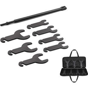 Mekar Pneumatic Fan Clutch Wrench Set Clutch Removal Tool Kit Compatible with Jeep, Ford, GM,Chrysler