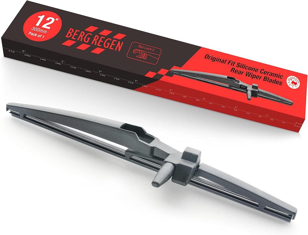 12" (12-L) Silicone Rear Wiper Blade Replacement for Toyota 4Runner 2022 2021 2020 2019 2018 2017 2016 2015 2014 2013 2012 2011 2010 Back Wiper Blade for My Car