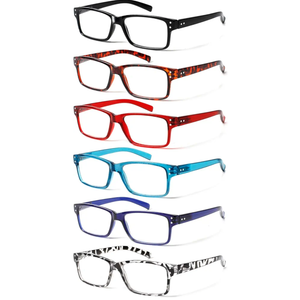 NORPERWIS Reading Glasses 6 Pairs Quality Readers Spring Hinge Glasses for Reading for Men and Women (6 Pack Mix Color -3, 1.00)
Amazon's Choice