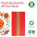 THREAD SPREAD Kitchen Dish Towels, 100% Cotton Salsa Towels, Set of 12 (16x28 Inches), Multi Purpose Cooking Drying Restaurant Bar Cleaning Cloth Napkin, Highly Absorbent, Lint Free 