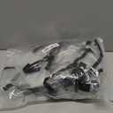 Universal Clear Stroller Rain Cover, No-Zip Waterproof Stroller Cover - Food Grade EVA & Frosted PVC, Baby Travel Weather Shield, Breathable Rain Cover for Most Single Strollers, Black