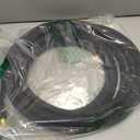 Soaker Hose 25FT 5/8" Diameter for Garden Beds Solid Brass Interface Irrigation Save 70% Water Heavy Duty Rubber Great for gardens/flower beds