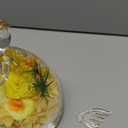Gifts for Women Preserved Rose Forever Flower in Glass Angel Figurines Fresh Flowers for Delivery Prime Mothers Day Birthday Gifts for Mom Real Yellow Roses for Grandma Sister Wife Her from Daughter (Yellow (Rose, Austin, Baby's Breath, Hydrangea)