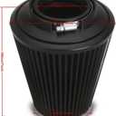 Big Sucker cone Air filter intake for harley air Cleaner Sportster Softail fatboy heritage dyna touring street road king Glide (Deep style -Chromed, TypeB: Touring 01-07, Softail Dyna 99-15)