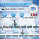 HEATIT 5JHSF 9Ft Advanced Water Pipe Heat Tape for Superior Pipe Freeze Protection, Self-Regulating Heat Tape for Water Pipes, ETL Listed, 120V