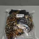 Lingway Toys Cheetah Costume for Girl's Halloween, Girl's Leopard Costume Dress with Tights, Glovelettes, Tail, S4-6