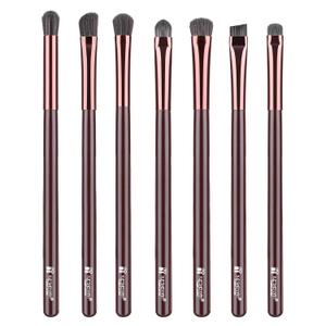 Eye Makeup Brushes Set, Premium 7Pcs Eyeshadow Brush, Professional Eye Brush for shadow lip Angled Eyeliner Eyebrows, Soft Hairs and Wood Handle (Sweet)