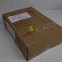 CAXXA 3-Tier Rolling Metal Storage Organizer - Mobile Utility Cart Kitchen Cart with Caster Wheels, White