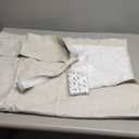 Natural Linen Noren Linen Curtains 74x98 in Size, Japanese Doorway Curtain, Soft Linen Semi Sheer Curtains 