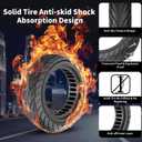 BANGTING 2-Pack 10x2.125 Tubeless Scooter Tires - Fits Models: 8.5x2.0, 8x2, 50-75-6.1, 102.0, 102-6.1, 102(54-152) | Verify Rim Size: 6.5-6.65" Diameter & 1.26-1.34" Width | Puncture-Resistant (Black)