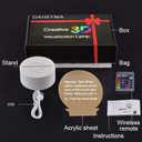 Soccer Night Light for Kids, 3D Optical Illusion Mood Light 16 Color s LED Dimmable with Remote Room Football Decor, No.10 Argentine Soccer Lamp Gifts Toys for Boys Girls Teens Men, (DHMMXUS)