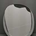 Asymmetrical Wall Mirror for Decor 23"*30", Modern Black Framed Wall Mirror for Living Room Bathroom Bedroom Entryway ELE-STOU-0064B