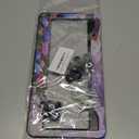 Animals License Plate Frame - 2PCS Cute Animal Forest Mountain Aluminum Metal License Plate Holder Covers, Rust-Proof Waterproof Car Decorative Tag Frames for Standard Us 12x6 Inch