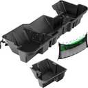 oEdRo Under Seat Storage fits 2019-2026 Dodge Ram 1500 Crew Cab New Body Style (Not for Classic), Upgraded Rear Underseat Storage Truck Organizer Black Tool Box