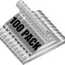 Hangers 100 Pack Wire Hangers Heavy Duty Clothes Hanger Ultra Thin Space Saving Metal Hangers 16.5 In by WYCQKL