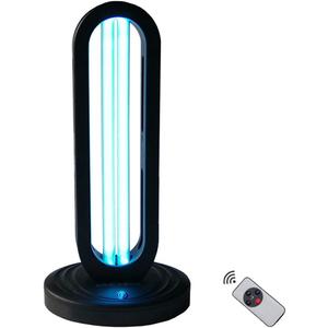 UV Light disinfection Lamp with Ozone for Odor Room Air Purification (Remote Control Included) 99.99% Sanitization Rate White Fluorescent Premium 38W 110V