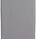 Jakeefud Deluxe Ironing Board with Heat Resistant Cover and Thicken Felt Pad, Heavy Sturdy Legs,Full Size Hanger Iron Board,Foldable (L-Grey)