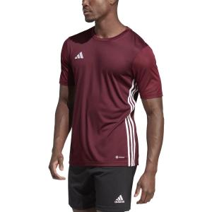 Adidas Men's Tabela 23 Jersey (Large Tall 3", Team Maroon/White)