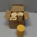 Natural Beeswax Pillar Candles, 2x3in Organic Pillar Candles-128 Hours Pure Beeswax Candles Long Burning Time Smokeless Dripless Bees Wax Candle for Home Paryer Relax, 4 Packs (Yellow)