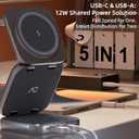 2024 Wireless Charger for Magsafe, AC Island 5-in-1 Portable Charging Station