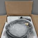 Giraffe Tools Grandfalls Retractable Pressure Washer G20B, 2500 PSI 2.2 GPM, Wall Mounted with 65FT Hose Reel, Black Pressure Hoses, 4 Nozzles for Floor/ Cars/ Fences/ Patios, Light Silver