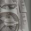 shinic 9" Twin Window Fan with 180+90 Rotatable Fans, 2-Speeds, Vertical Window Fan with Rigid & Accordion Expanders, Width Adjustable (21.65" to 33.27"), Ideal for Home, Kitchen, Bedroom, Office