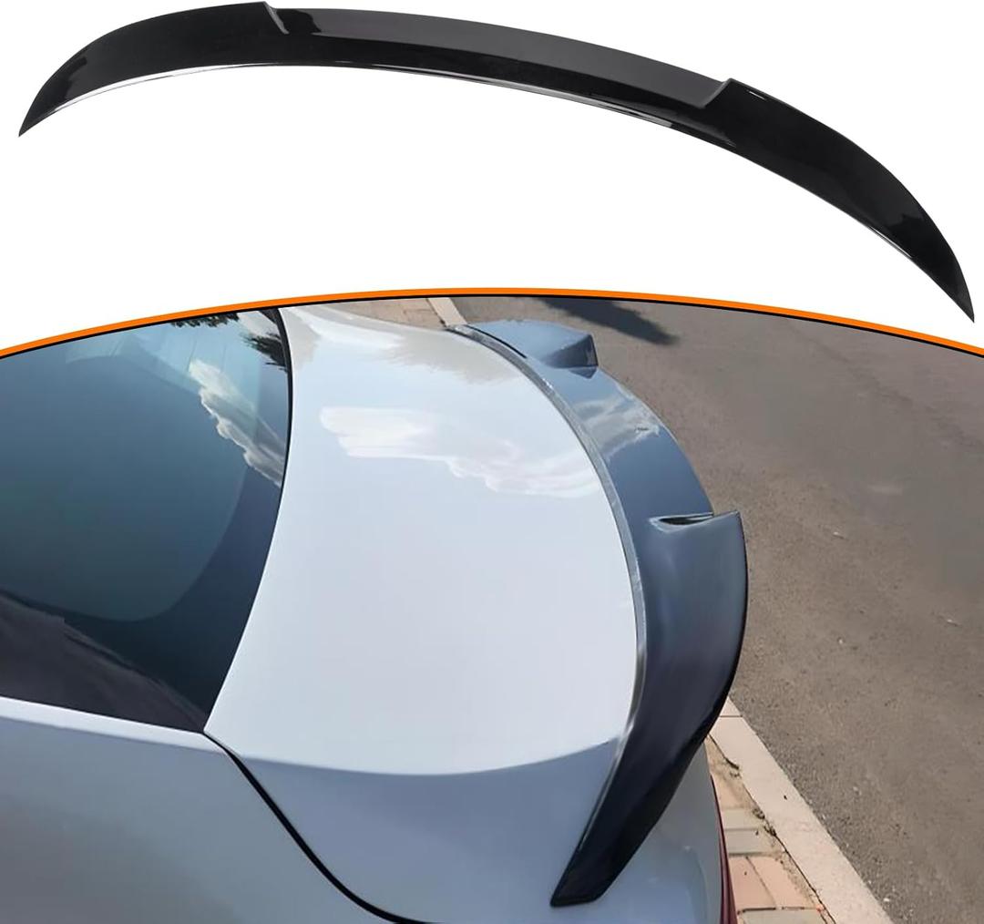 Rear Trunk Spoiler Wing Fit for Nissan Altima 2019 2020 2021 2022 2023 2024 2025 S/SR/SV/SL,Rear Trunk Lid Duckbill Spoiler ABS Material Painted Glossy Black