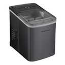 Frigidaire Countertop Portable, 26 lb per Day Bullet Ice Maker Machine (Black Stainless Steel)