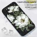 for Samsung Galaxy S20 Case Creative Flower Pattern Design Dropproof Slim Protective for Galaxy S20 Phone Cover 6.2 inch-Cotton Black