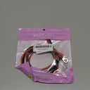 Solar Battery Cables 10 Gauge Power Inverter Cables with 3/8" Ring Terminals 10AWG Wire Tinned Copper Tray Extension Cable for Solar,RV,Auto Car,Boat (1M)