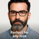 Gaoye +0.75 Reading Glasses Men - Blue Light Blocking Lenses, TR90 Frames, UV400 - Eyeglasses with Clear Vision
