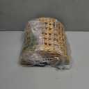 Set of 2 Wicker Hanging Basket for Organizing, Front Door, Mail, Flowers - Woven Wall Baskets for Storage