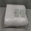 Supteron Bathroom Trash Can with Lid 3.2 Gallon Narrow Trash Can Small Plastic Trash Bin 12 Liter Rectangular Plastic Garbage Can with Press Type Lid for Bedroom Bathroom Milk White