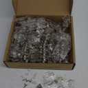 Ravinte 40 Pack 20 Pair 3/4 inch Overlay Cabinet Hinges Kitchen Soft Close Cabinet Hinges Hidden Door Hinge for Kitchen Cabinet Hinges Stainless Steel Adjustable Hinges Satin Nickel Cabinet Hardware