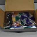 Outdoor Christmas Decorations Solar Pathway Lights, Set of 5 Lollipops Peppermint Stake Lights, 8 Modes Candy Cane Walkside Lights, Outdoor Xmas Decoration for Walkway,Yard