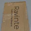 Ravinte 30 Pack 1-1/4 inch Matte Black Zinc Euro-Style Cabinet Knobs, Drawer Pulls & Door Handles