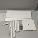 JayRex Bathroom Organizer Countertop Corner Shelf, 3 Tier Moveable Organizer for Make Up, Dresser Table, Desktop (White)