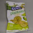 Goya Foods Plantain Chips, Lime, 5 Ounce (Pack of 12), Best By: August 25, 2024