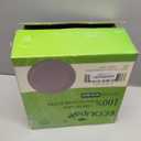 ECOLipak 100% Compostable 10 Inch Paper Plates, 125 Pack Heavy Duty Disposable Biodegradable Eco-friendly Sugarcane Bagasse Plates for Dinner Party (Nature)