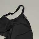 Popilush Wireless Bras for Women - Push Up Full Coverage Seamless Supportive Bra No Underwire Mesh Crossover T-Shirt Bralette L